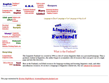 Tablet Screenshot of linguistic-funland.com